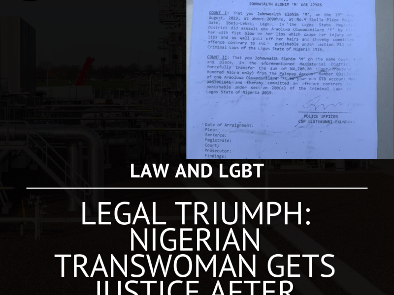 Legal Triumph: Nigerian Transwoman Get Justice After Assault.