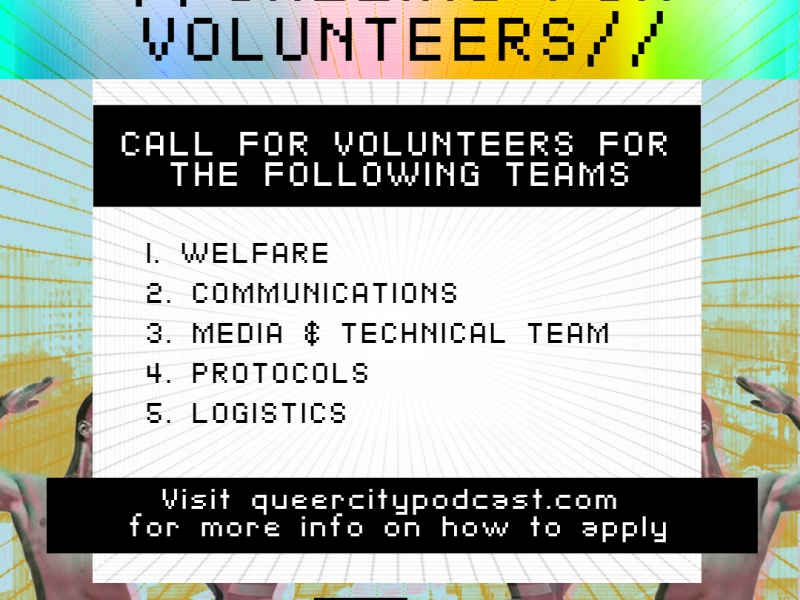 Call For Volunteers: Pride In Lagos 2024.